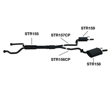 Redback Dual 2.25" Dual Exhaust for Holden Commodore VE/VF Sedan - Brixton 4x4 - Buy Online Now!